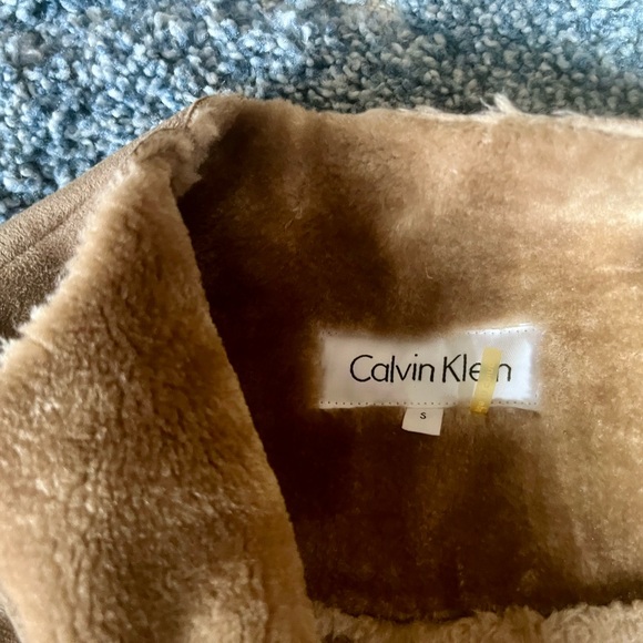 EUC Calvin Klein Tan Women's Cape Jacket - Picture 4 of 5